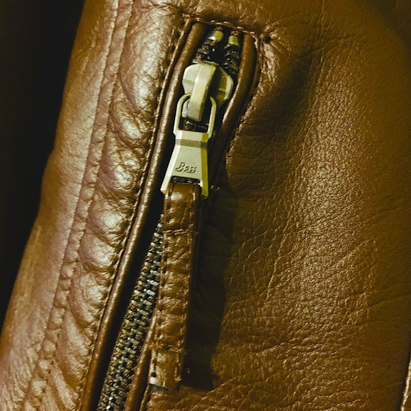 G. H. Bass & Co Faux Leather Moto Jacket - Picture 4 of 16